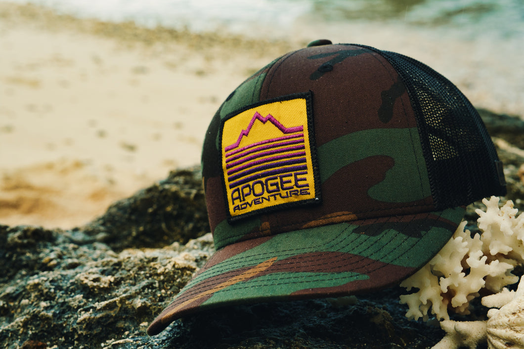 Woodland Camo Snapback Hat